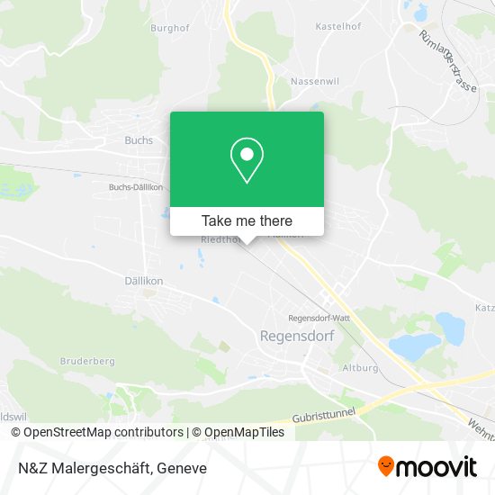 N&Z Malergeschäft map