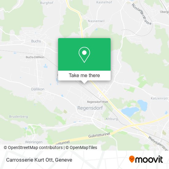 Carrosserie Kurt Ott map