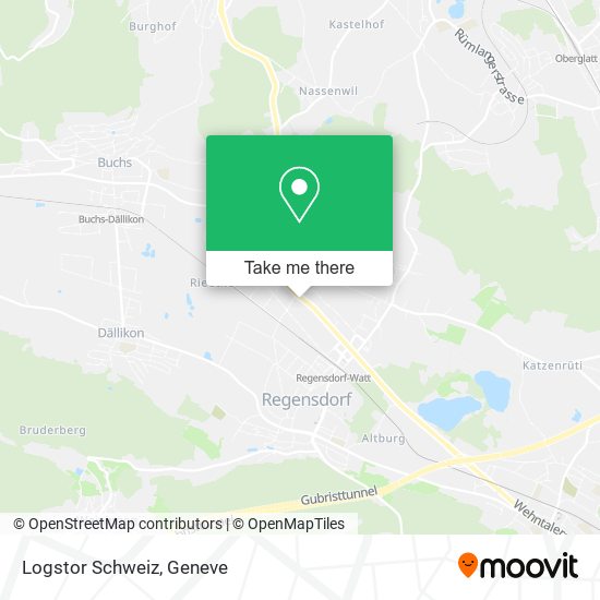 Logstor Schweiz map