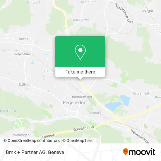 Bmk + Partner AG map