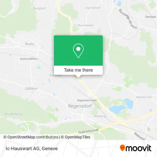 Ic-Hauswart AG map