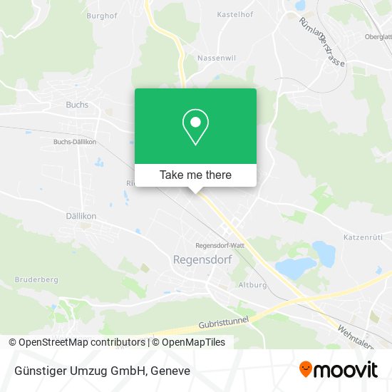 Günstiger Umzug GmbH map