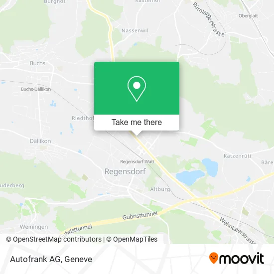 Autofrank AG map