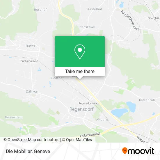 Die Mobiliar map