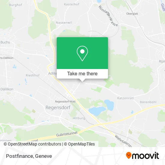 Postfinance map