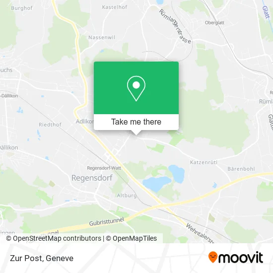 Zur Post map
