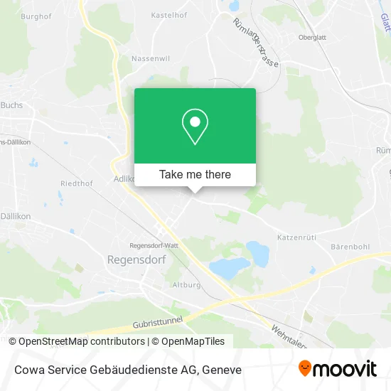 Cowa Service Gebäudedienste AG map