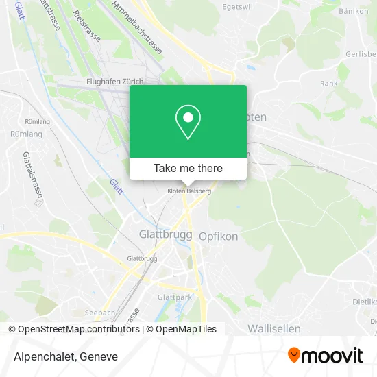 Alpenchalet map