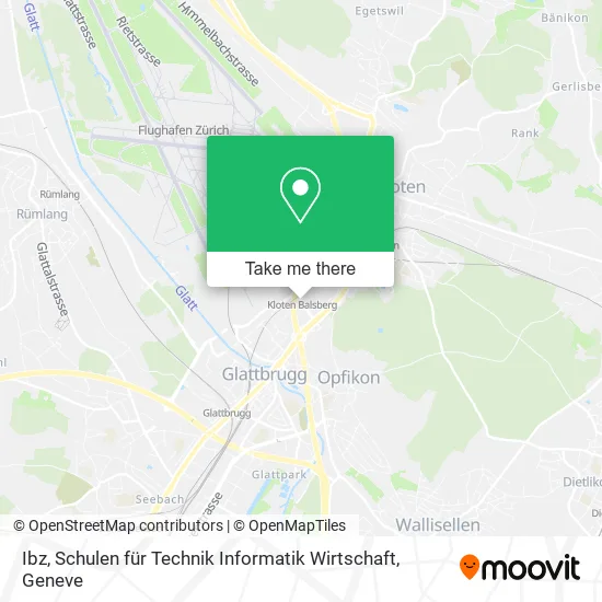 Ibz, Schulen für Technik Informatik Wirtschaft map