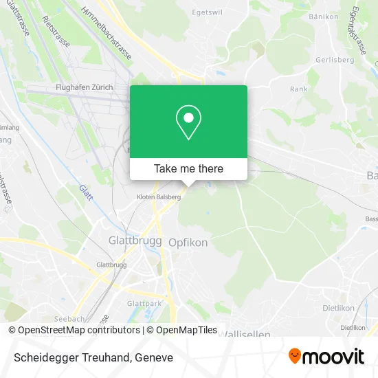 Scheidegger Treuhand map