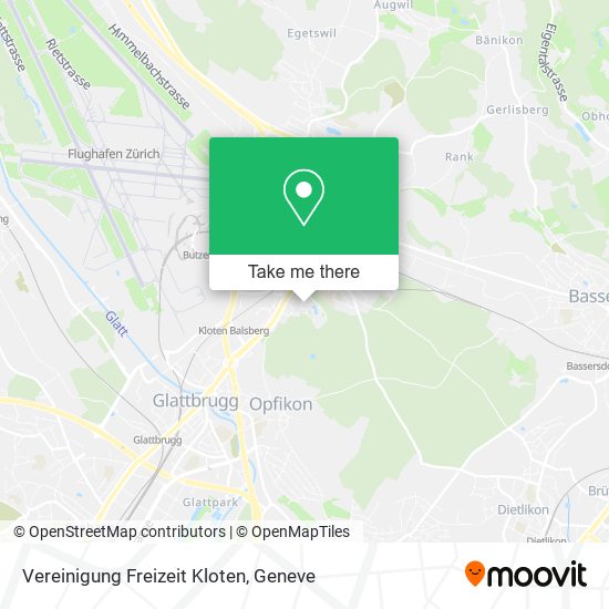 Vereinigung Freizeit Kloten map