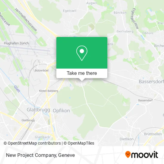 New Project Company map