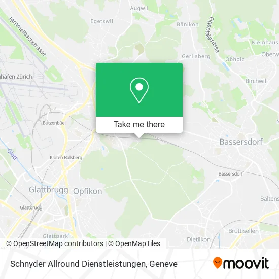 Schnyder Allround Dienstleistungen map