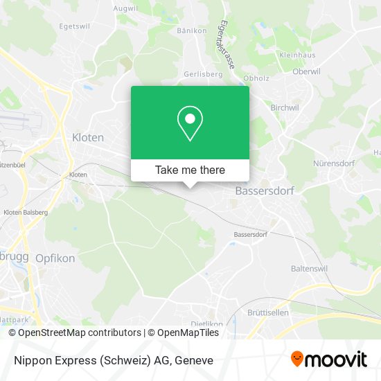 Nippon Express (Schweiz) AG map