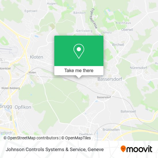 Johnson Controls Systems & Service map