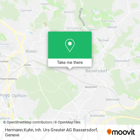 Hermann Kuhn, Inh. Urs Greuter AG Bassersdorf plan