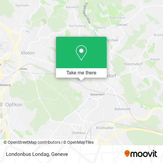 Londonbus Londag map