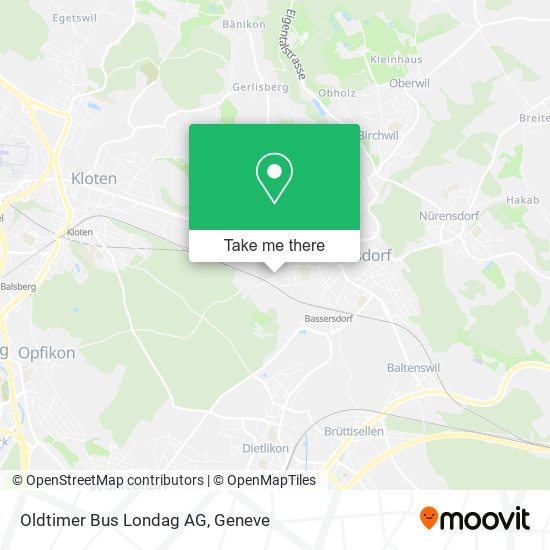 Oldtimer Bus Londag AG map