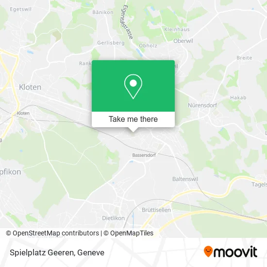 Spielplatz Geeren map