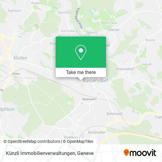 Künzli Immobilienverwaltungen map