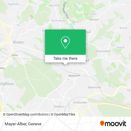 Mayer-Alber map