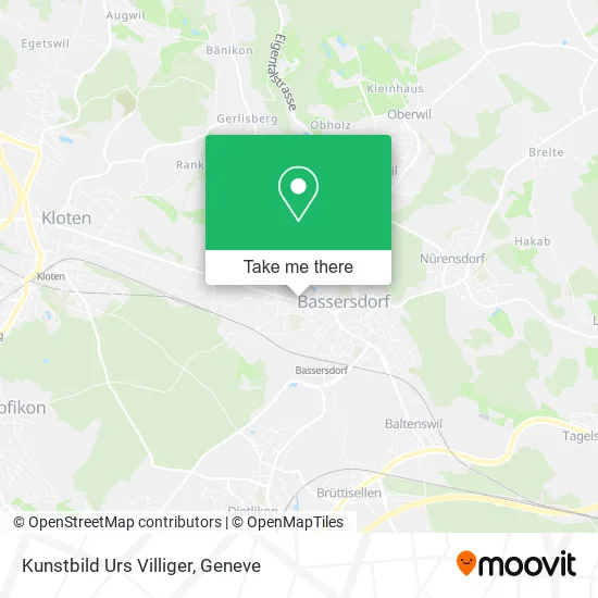 Kunstbild Urs Villiger map