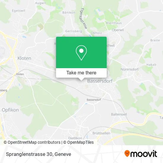 Spranglenstrasse 30 map
