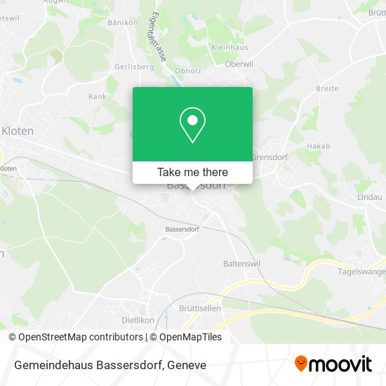 Gemeindehaus Bassersdorf map