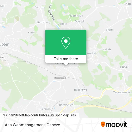 Aaa Webmanagement map