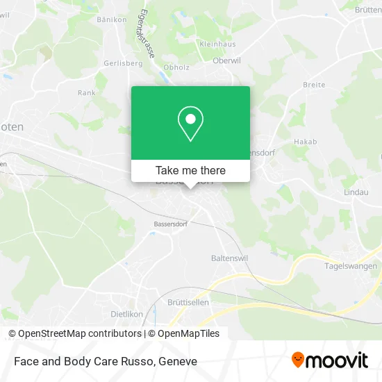 Face and Body Care Russo map