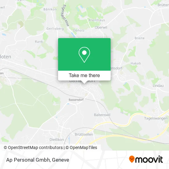 Ap Personal Gmbh map