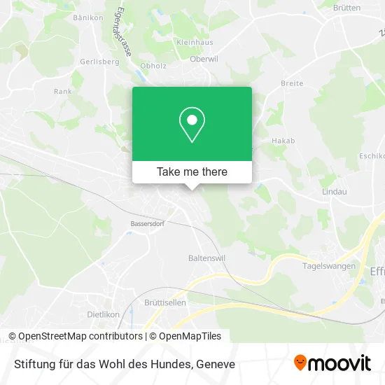 Stiftung für das Wohl des Hundes map