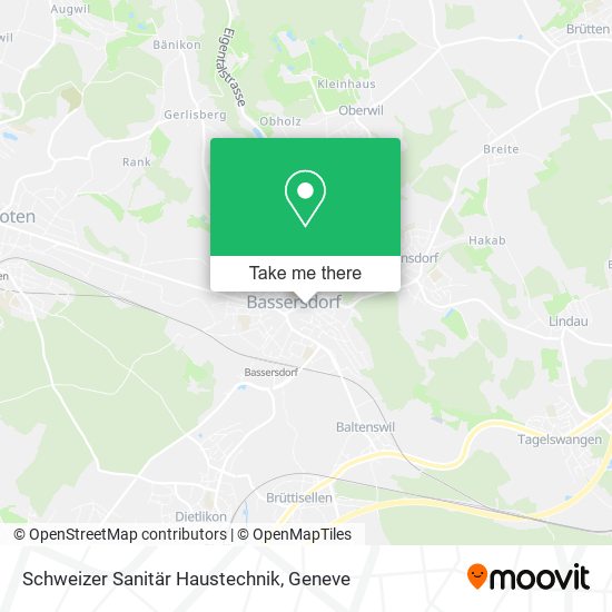 Schweizer Sanitär Haustechnik map