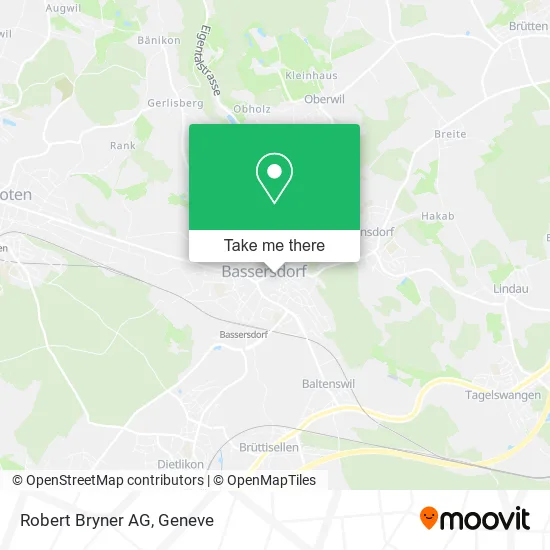 Robert Bryner AG map