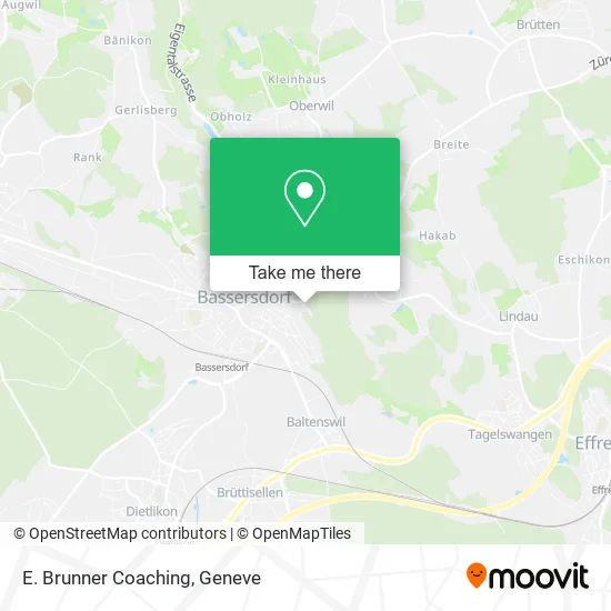 E. Brunner Coaching map