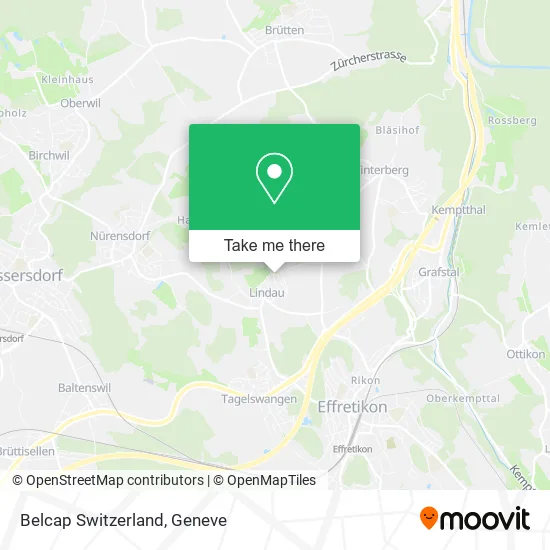 Belcap Switzerland map