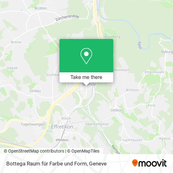 Bottega Raum für Farbe und Form map