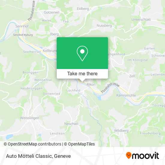 Auto Mötteli Classic map