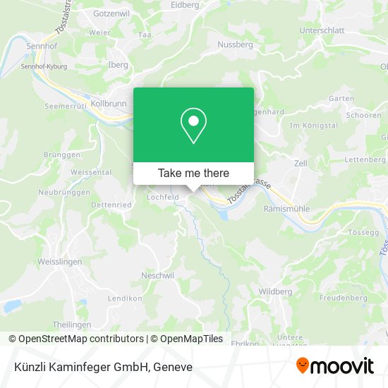 Künzli Kaminfeger GmbH map