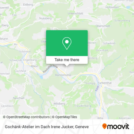 Gschänk-Atelier im Dach Irene Jucker map