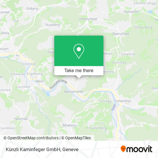 Künzli Kaminfeger GmbH map