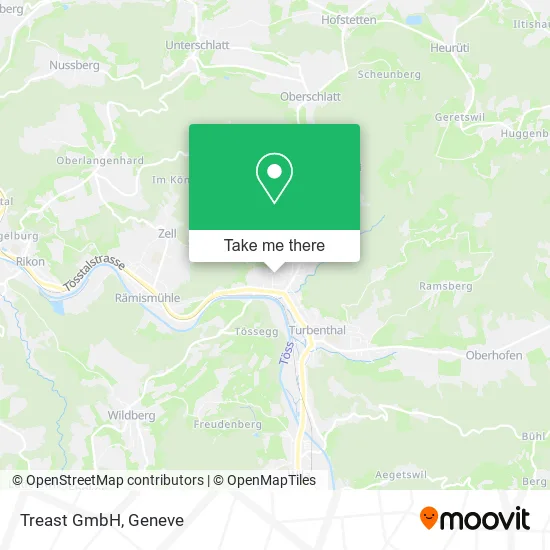 Treast GmbH map