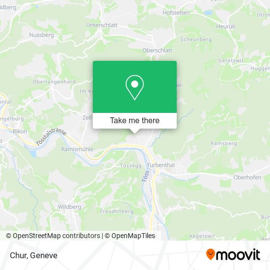 Chur map