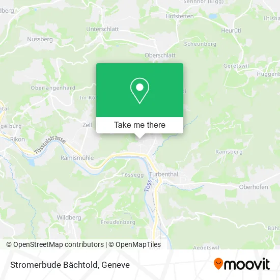 Stromerbude Bächtold map