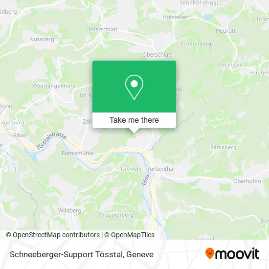 Schneeberger-Support Tösstal map