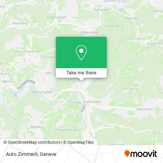 Auto Zimmerli map