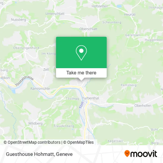 Guesthouse Hohmatt map