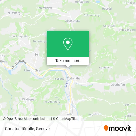 Christus für alle map