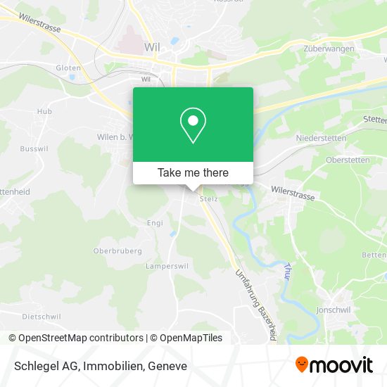 Schlegel AG, Immobilien map