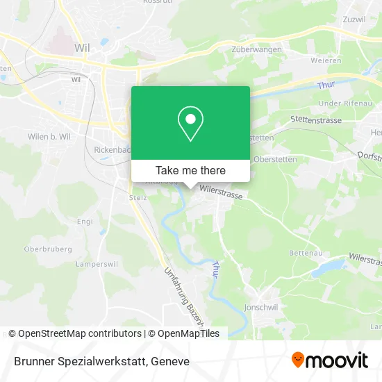 Brunner Spezialwerkstatt map